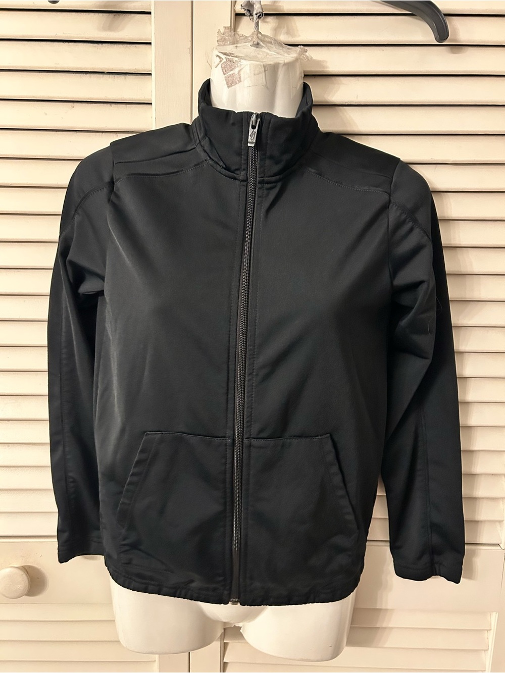 Nike  Black Zip-Front Lightweight Jacket